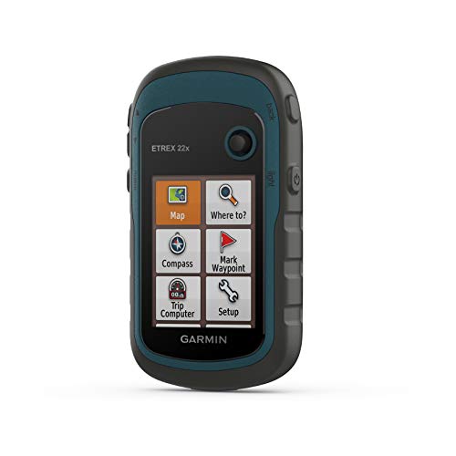 Garmin eTrex 22x: Rugged GPS Navigator - Black/Navy