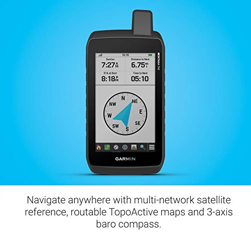 Garmin Montana 700, Rugged GPS Handheld, Routable Mapping for Roads and Trails, Glove-Friendly 5" Color Touchscreen