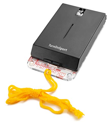 Adjustable Declination Mirror Compass - Hiking Survival Orientation