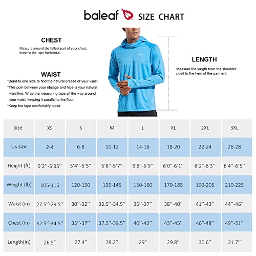 BALEAF Sun Protection Hoodie Shirt - Long Sleeve