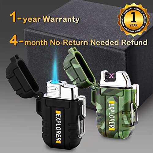 Waterproof Dual Arc USB Rechargeable Flameless Lighter