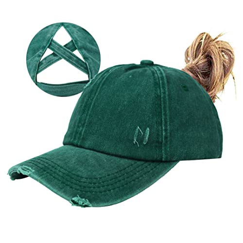 HGGE Women's High Messy Buns Baseball Cap