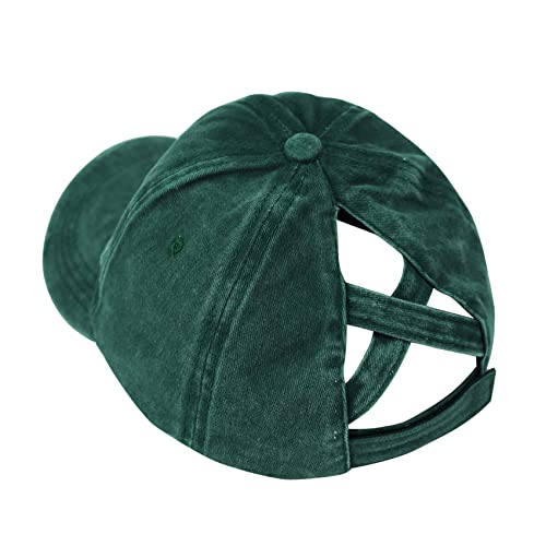 HGGE Women's High Messy Buns Baseball Cap