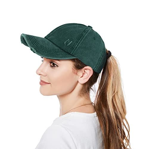 HGGE Women's High Messy Buns Baseball Cap