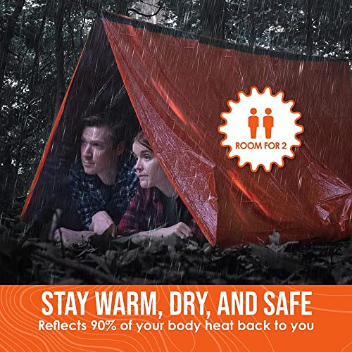 Go Time Gear Emergency Survival Tent - 2 Person