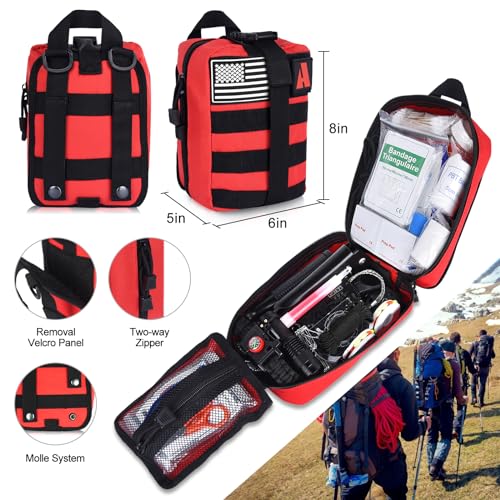 Professional Survival Gear Kit for Hiking and Camping