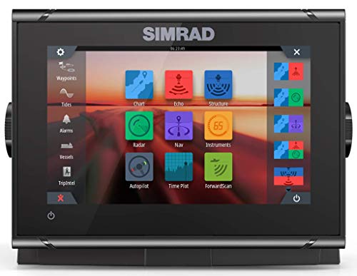 9" Simrad GO9 XSE Chartplotter with 3-in-1 Transducer