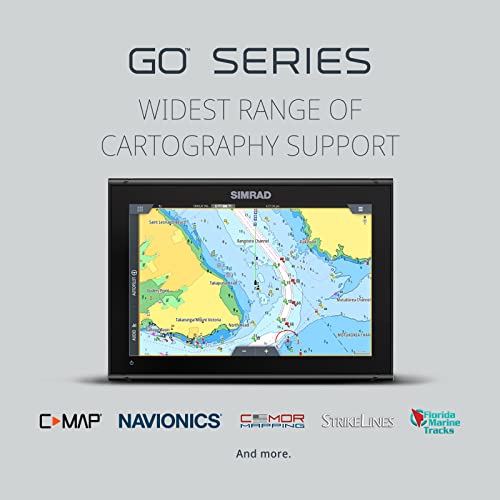 9" Simrad GO9 XSE Chartplotter with 3-in-1 Transducer