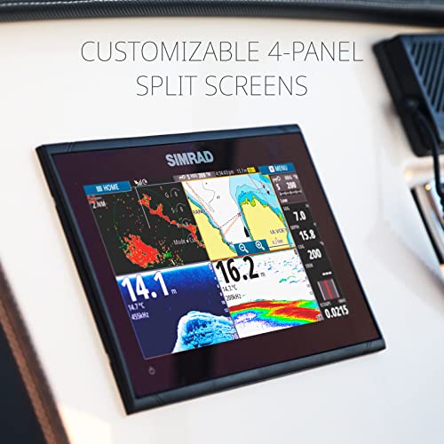 9" Simrad GO9 XSE Chartplotter with 3-in-1 Transducer