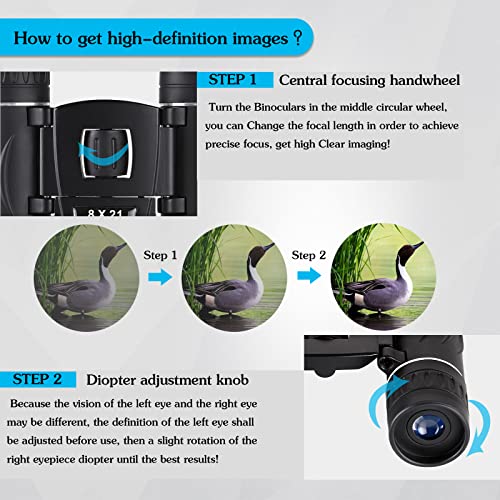 Mini Compact Pocket Binoculars for Hiking