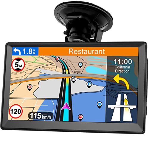 9" GPS Navigation System - Lifetime Maps, Voice Broadcast