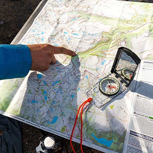 ProSight Adjustable Declination Compass - Lightweight Orienteering Survival