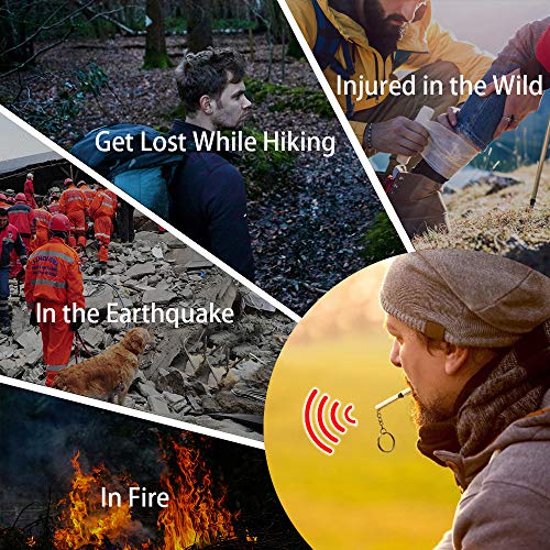 3-in-1 Hiking Gear: Loud Bear Bell and Whistle