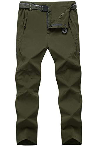 TBMPOY Men's Quick Dry Lightweight Hiking Pants