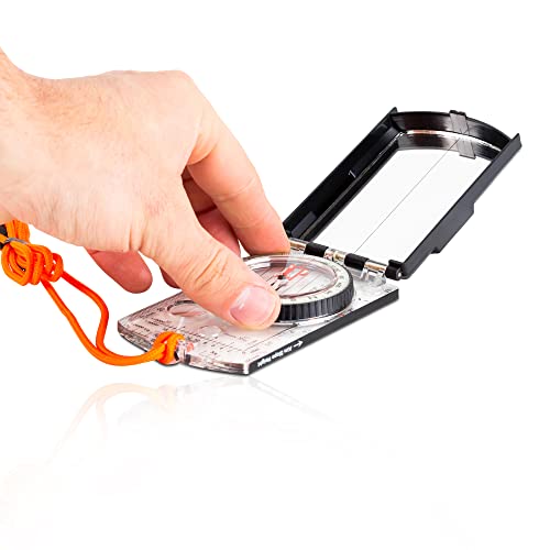 ProSight Adjustable Declination Compass - Lightweight Orienteering Survival