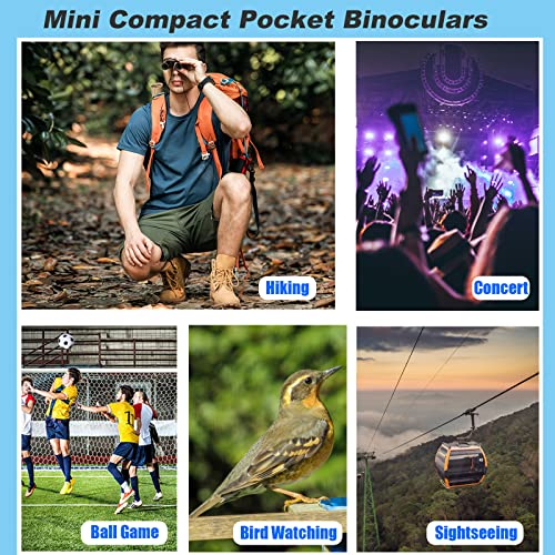 Mini Compact Pocket Binoculars for Hiking