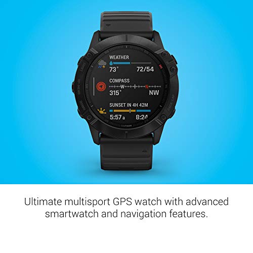 Garmin Fenix 6X Pro: Mapping, Music, Pace, Pulse!