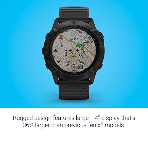 Garmin Fenix 6X Pro: Mapping, Music, Pace, Pulse!