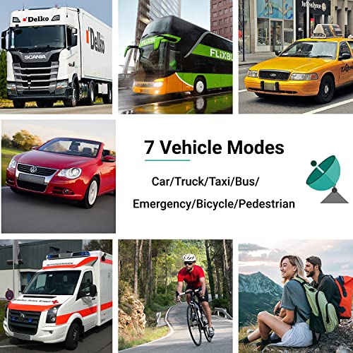 9" GPS Navigation System - Lifetime Maps, Voice Broadcast