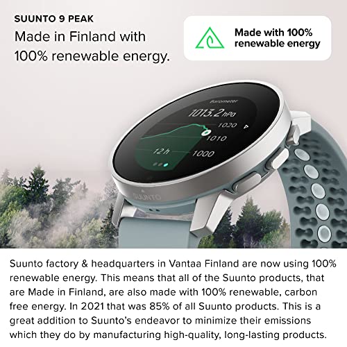 SUUNTO 9 Peak: Premium Adventure Watch with GPS