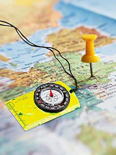 4-Piece Waterproof Map Reading Compass for Hiking