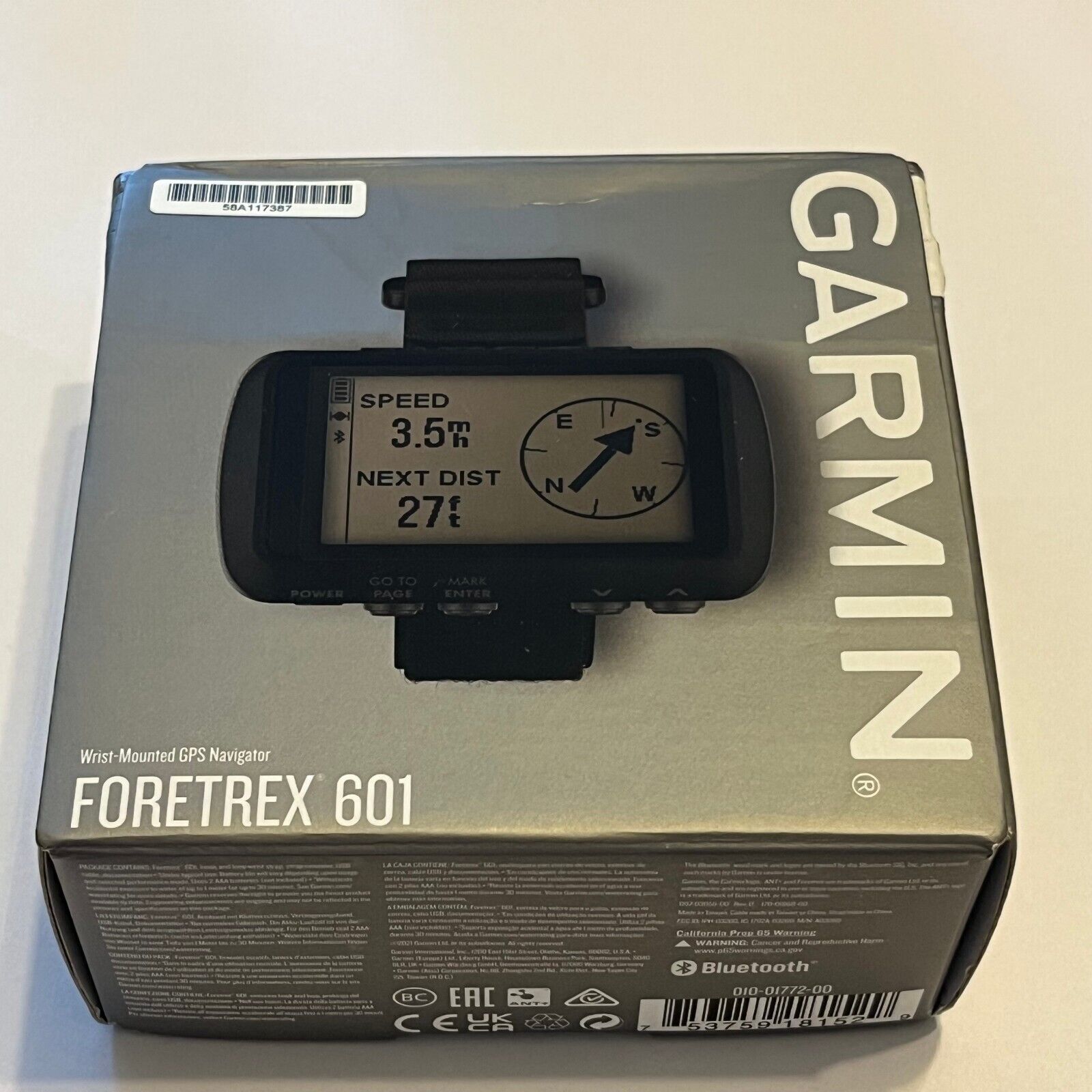 Garmin Foretrex 601 GPS, 2 inches