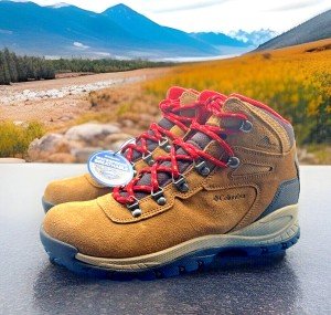 Columbia Women's Waterproof Hiking Boots, Elk/Mountain Red