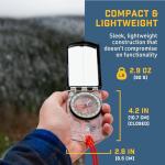 ProSight Adjustable Declination Compass - Lightweight Orienteering Survival