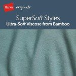 Hanes Ultimate Big Hanes Originals Ultimate Supersoft Boys' Boxer Brief Underwear, Assorted, Black 5-Pack