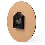 Homotte 10 Inch Silent Battery-Operated Rustic Wall Clock