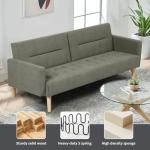 Familand Green 3 Seater Convertible Sofa Bed