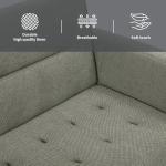 Familand Green 3 Seater Convertible Sofa Bed