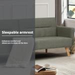 Familand Green 3 Seater Convertible Sofa Bed