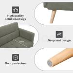 Familand Green 3 Seater Convertible Sofa Bed