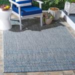 Safavieh Courtyard Indoor/Outdoor Stain Resistant Rug 5'3" x 7'7