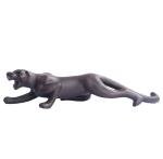 Leopard Ceramic Tea Pet Sculpture for Home Decor