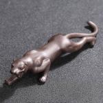 Leopard Ceramic Tea Pet Sculpture for Home Decor