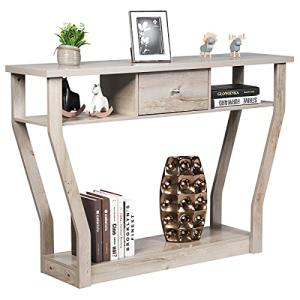Giantex 120 CM Modern Multi-Function Console Table