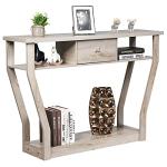 Giantex 120 CM Modern Multi-Function Console Table