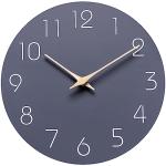 10 Inch Grey Silent Non-Ticking Wall Clock