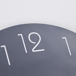 10 Inch Grey Silent Non-Ticking Wall Clock