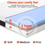 Duchess Dual-Sided Gel Memory Foam Mattress with Pillow