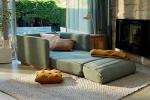 Koala 1.5 Seater Convertible Sofa Bed, Gum Leaf