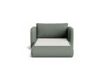 Koala 1.5 Seater Convertible Sofa Bed, Gum Leaf