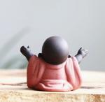 Laughing Baby Buddha Tea Pet Figurine for Decor