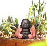 Laughing Baby Buddha Tea Pet Figurine for Decor
