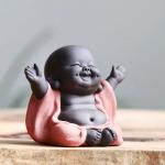 Laughing Baby Buddha Tea Pet Figurine for Decor