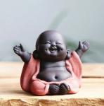 Laughing Baby Buddha Tea Pet Figurine for Decor