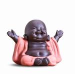 Laughing Baby Buddha Tea Pet Figurine for Decor