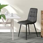 Set of 4 Stylish PU Leather Dining Chairs
